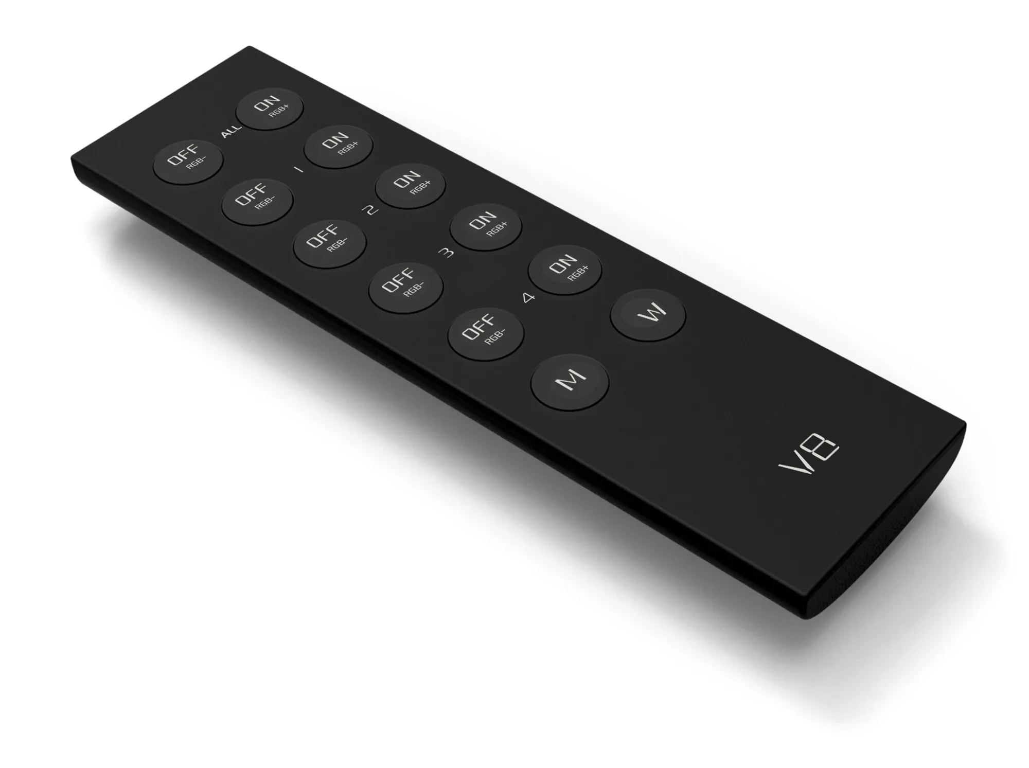 V8  4 Zone RF RGBW Remote Control 2.4GHz RF CR2032 30m Range